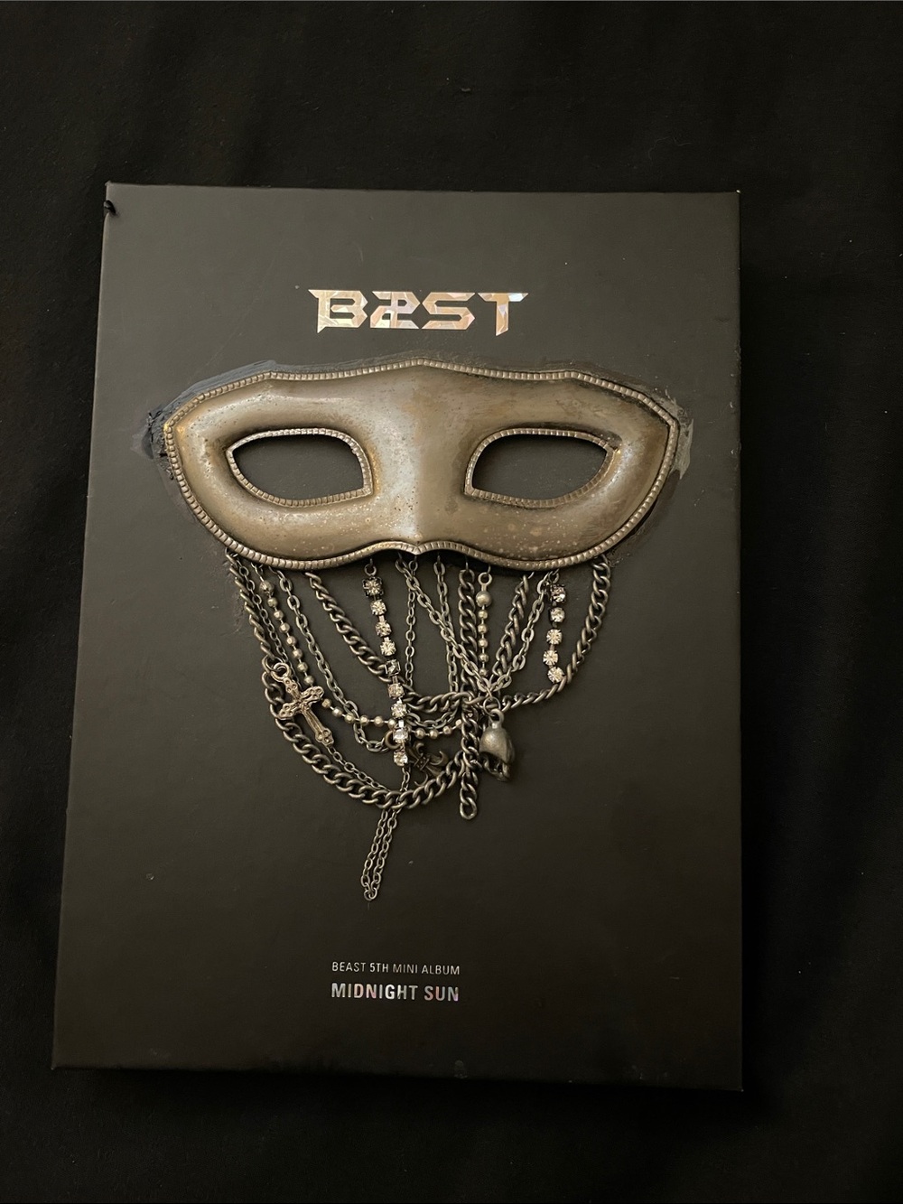 BEAST Midnight Sun Collector CD with Metallic Gray Mask Ornament